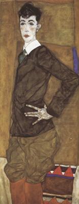 Portrait of Erich Lederer (mk12), Egon Schiele